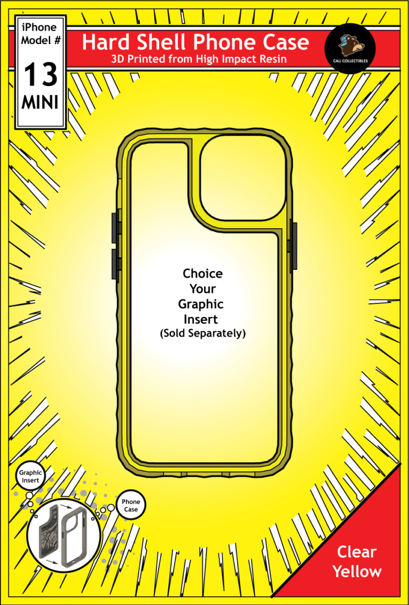 iPhone 13 Mini Hard Case - Clear Yellow