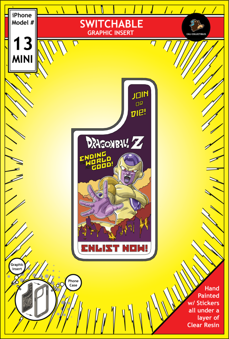 iPhone 13 Mini Insert - DBZ - Golden Frieza