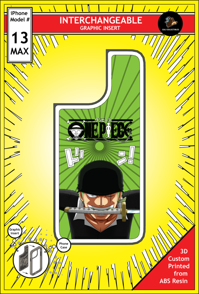 iPhone 13 Max Insert - One Piece - Zoro