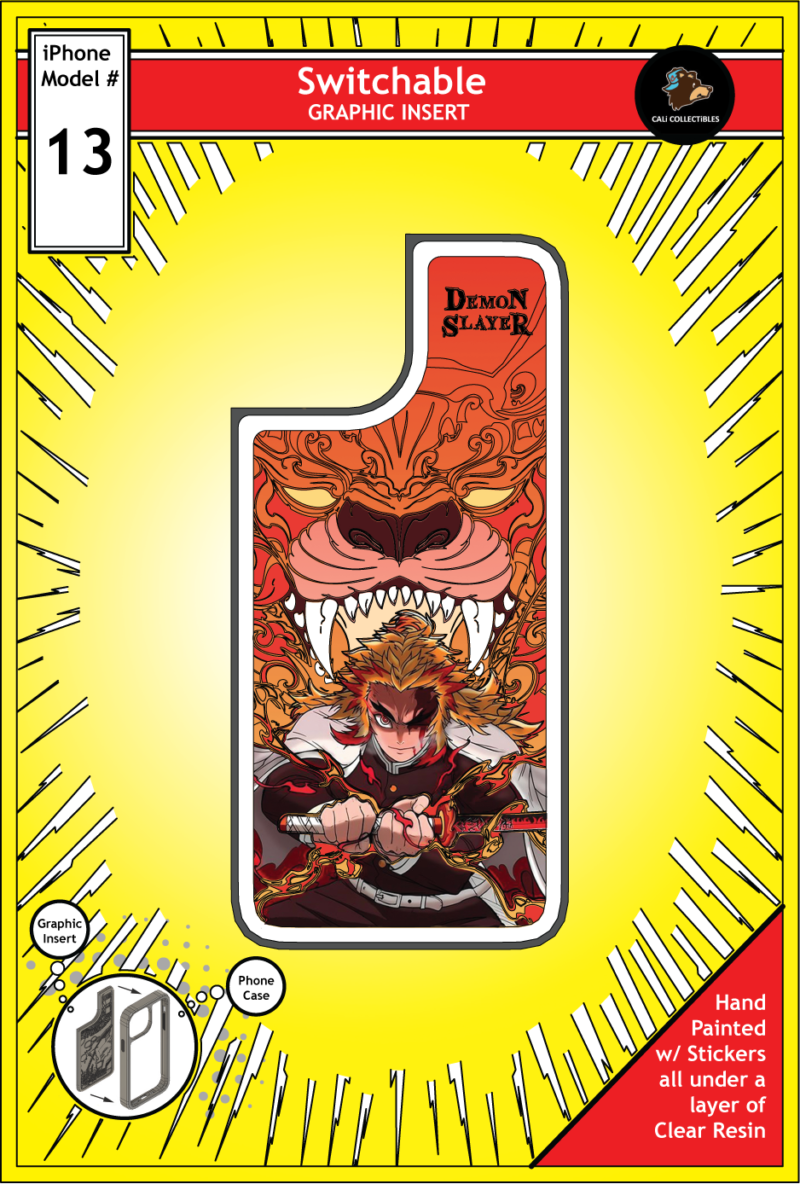 iPhone 13 Insert - Demon Slayer - Kyojuro Rengoku