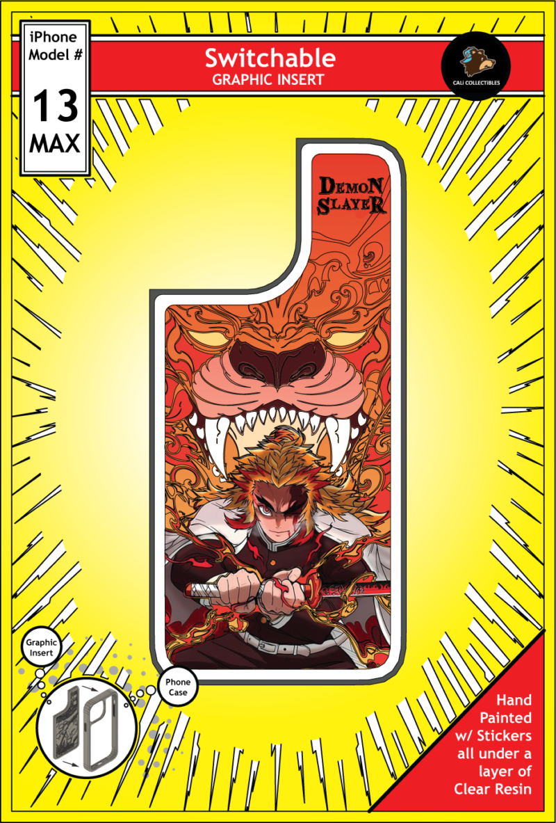 iPhone 13 Max Insert - Demon Slayer - Kyojuro Rengoku