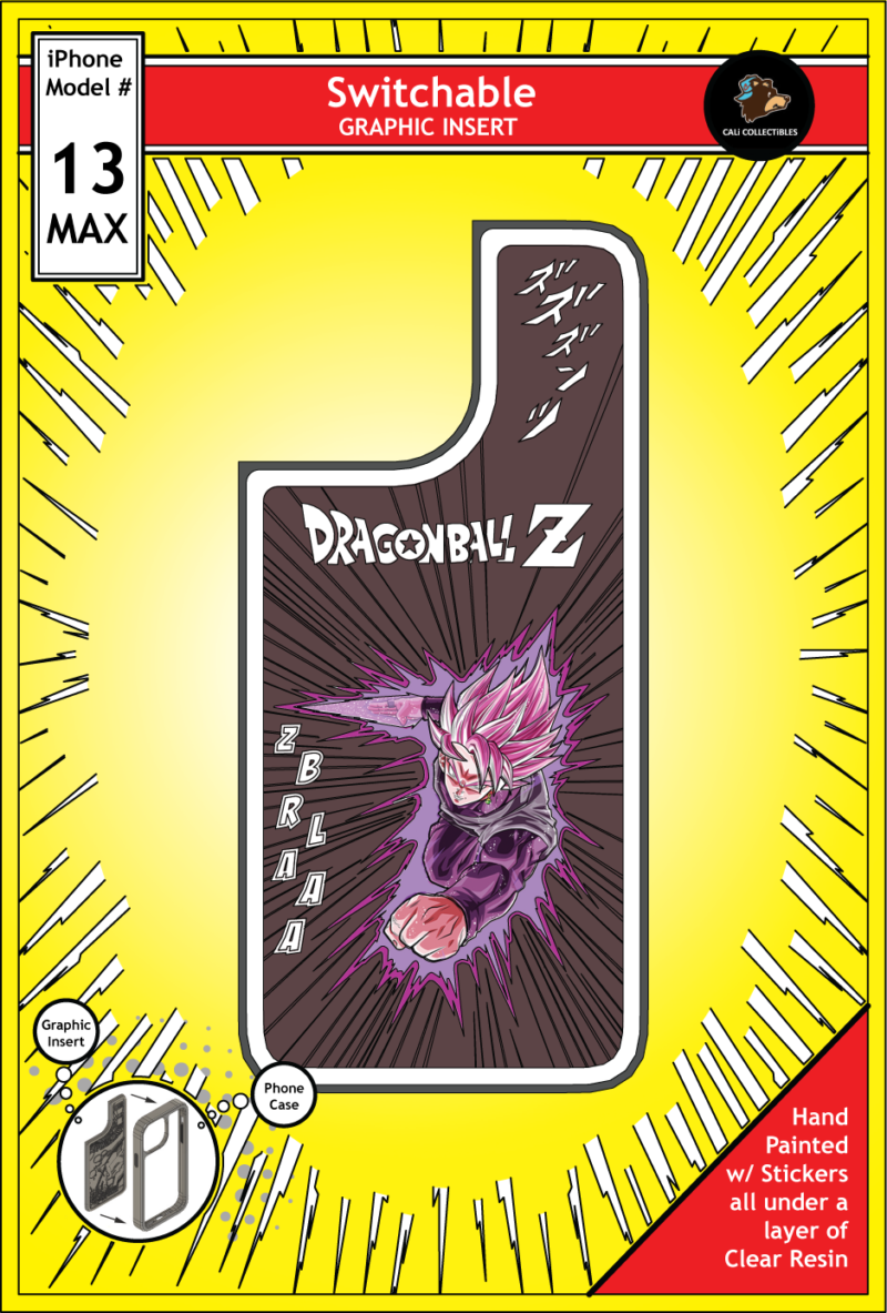 iPhone 13 Max Insert - DBZ - Goku Rose