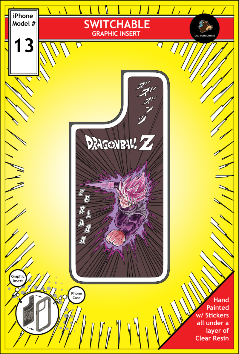 iPhone 13 Insert - DBZ - Goku Rose