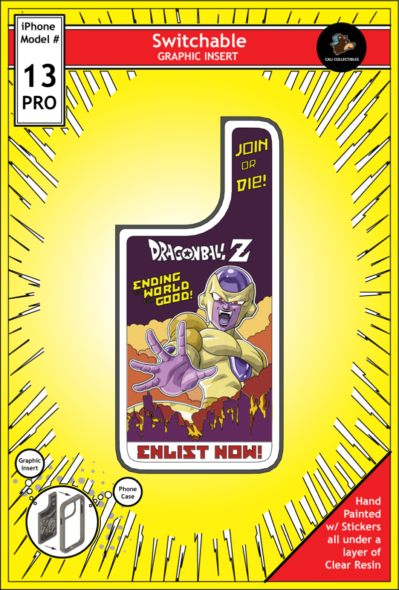 iPhone 13 Pro Insert - DBZ - Golden Frieza