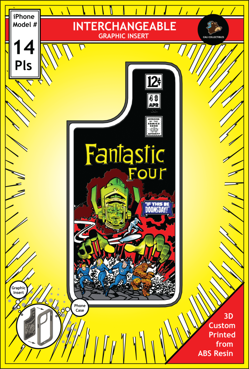 iPhone 14 Plus Insert - Fantastic Four vs Galactus