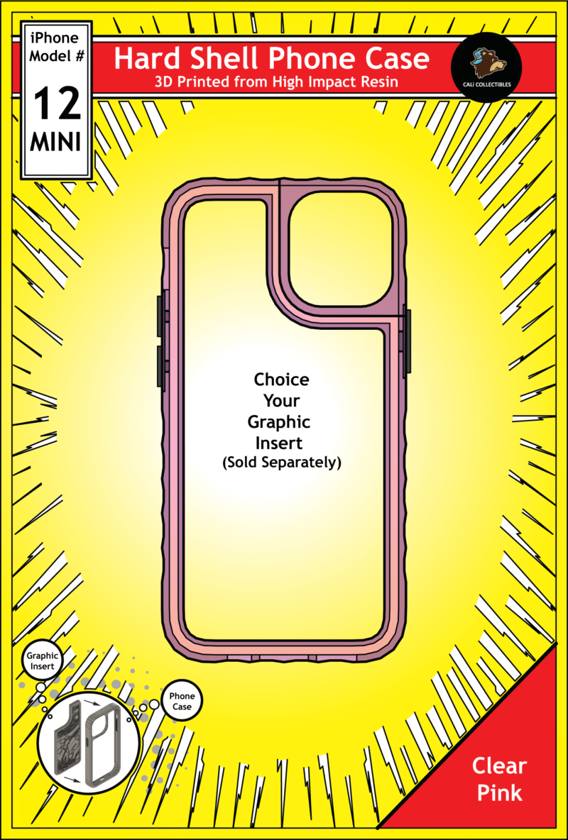 iPhone 12 Mini Hard Case - Clear Pink
