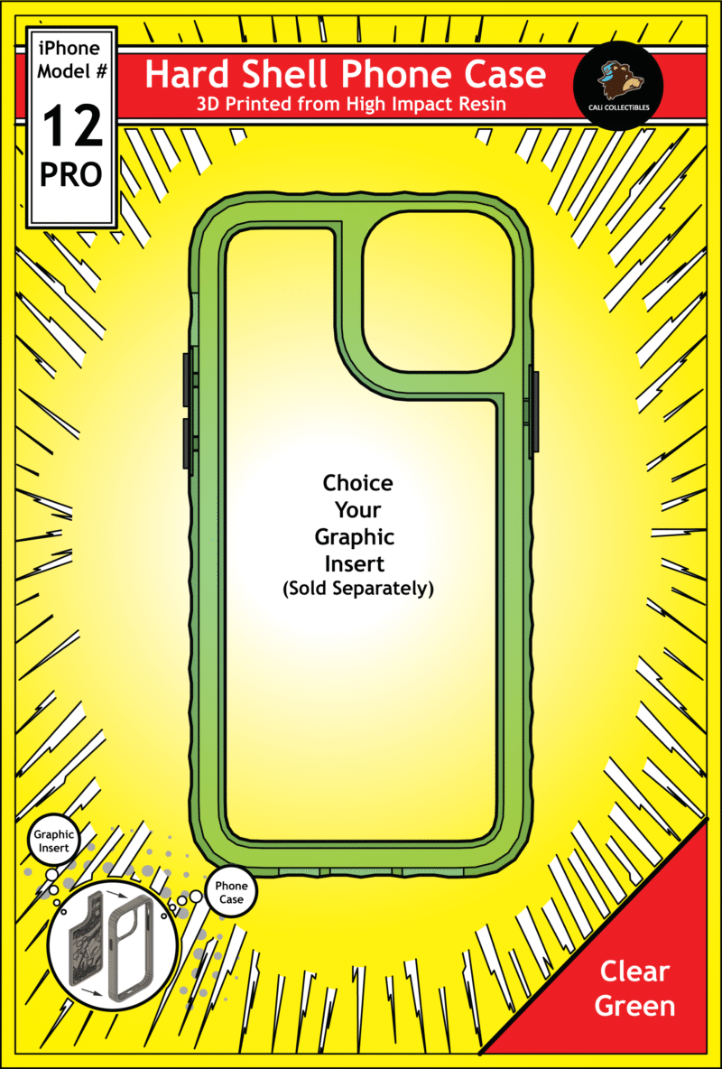 iPhone 12 Pro Hard Case - Clear Green