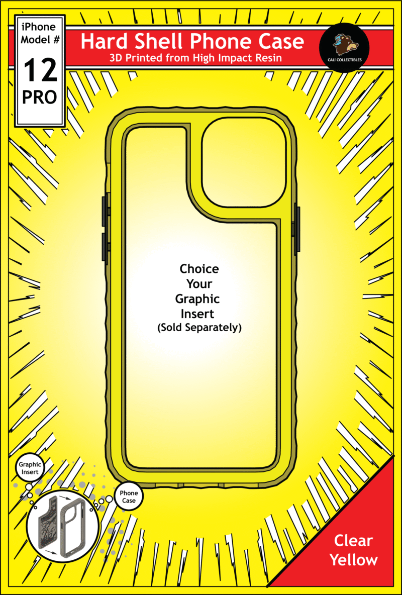 iPhone 12 Pro Hard Case - Clear Yellow