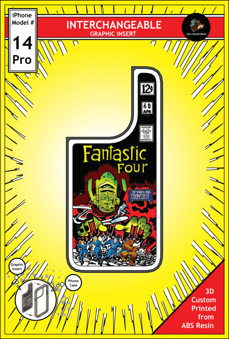 iPhone 14 Pro Insert - Fantastic Four vs Galactus