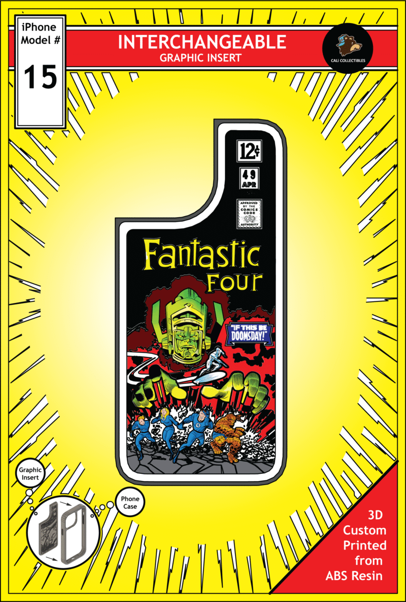 iPhone 15 Insert - Fantastic Four vs Galactus
