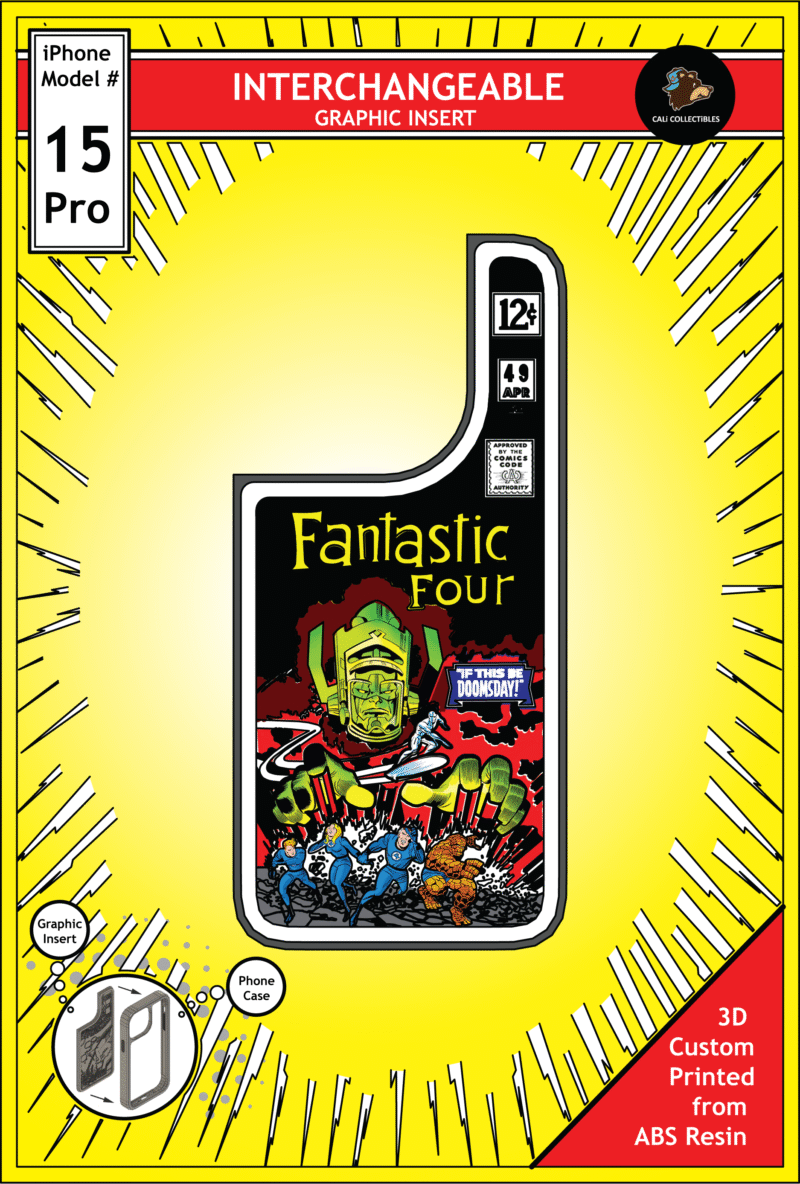 iPhone 15 Pro Insert - Fantastic Four vs Galactus