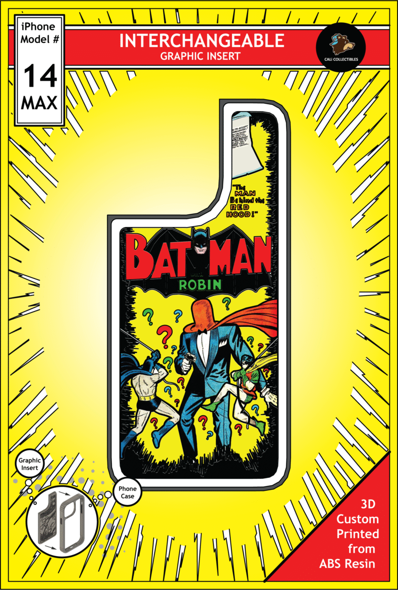 iPhone 14 Max Insert - Redhood vs Batman & Robin