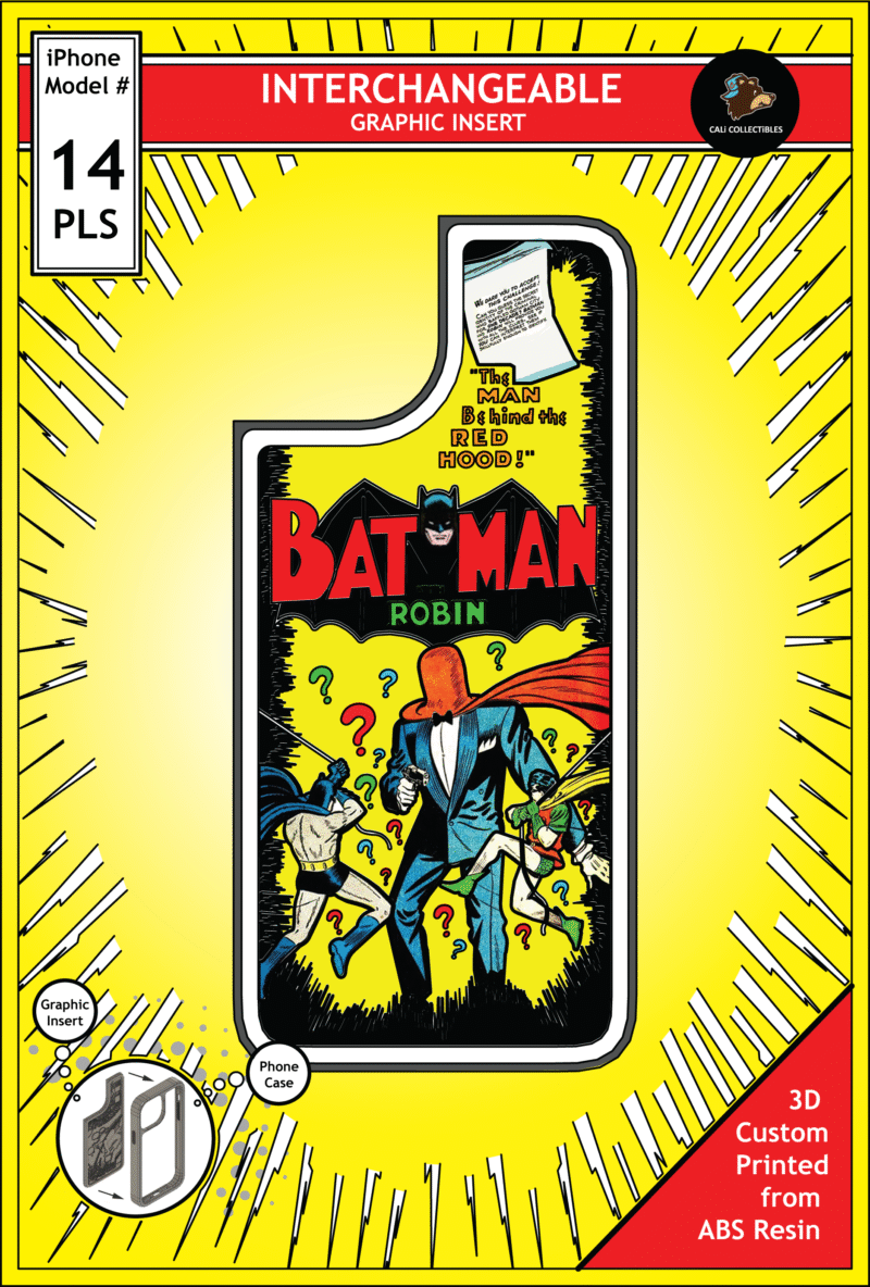 iPhone 14 Plus Insert - Redhood vs Batman & Robin