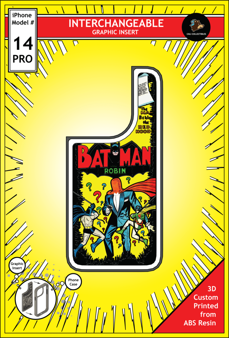 iPhone 14 Pro Insert - Redhood vs Batman & Robin