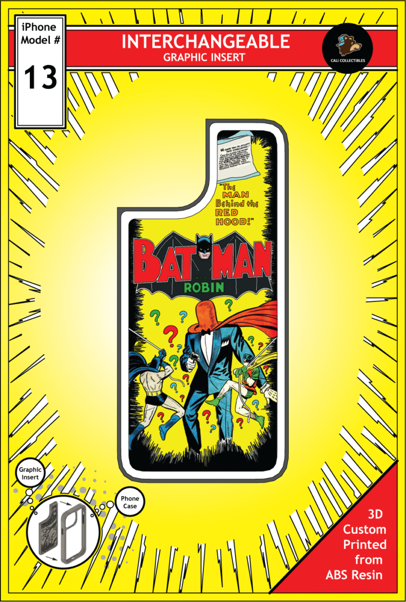 iPhone 13 Insert - Redhood vs Batman & Robin