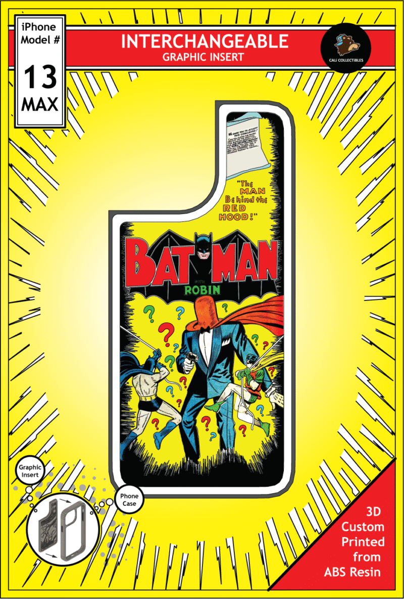 iPhone 13 Max Insert - Redhood vs Batman & Robin