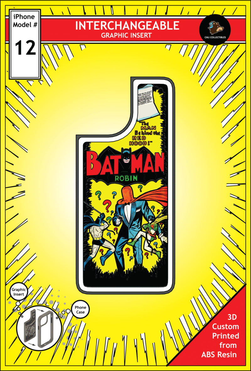 iPhone 12 Insert - Redhood vs Batman & Robin