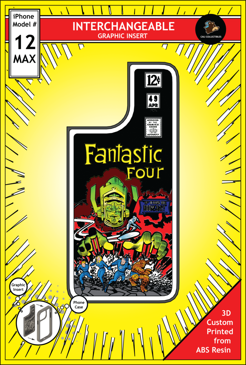 iPhone 12 Max Insert - Fantastic Four vs Galactus