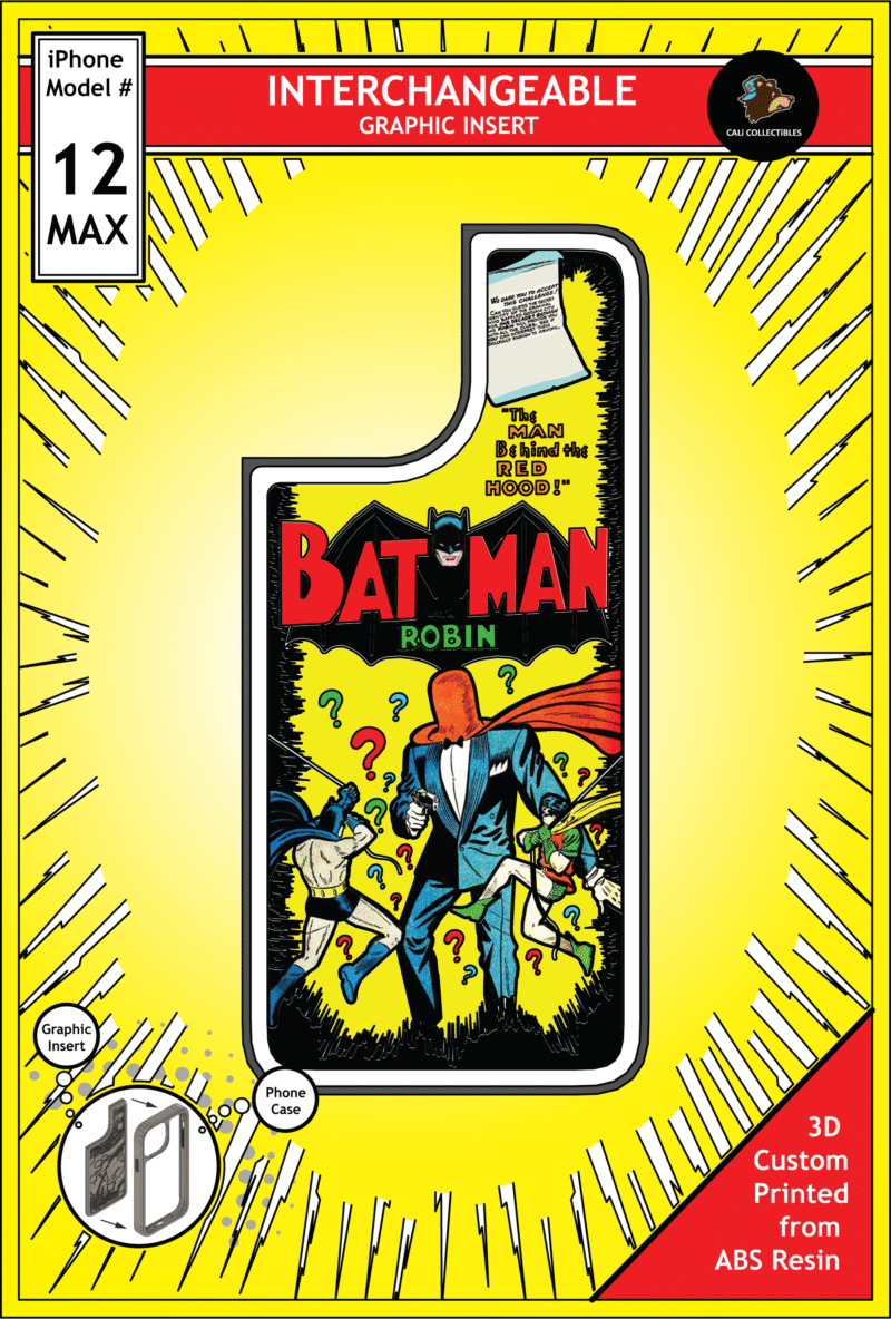 iPhone 12 Max Insert - Redhood vs Batman & Robin