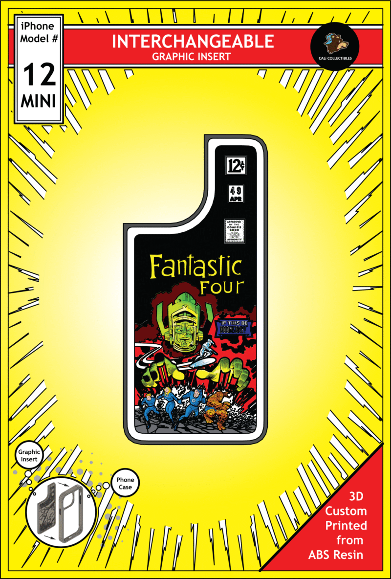 iPhone 12 Mini Insert - Fantastic Four vs Galactus