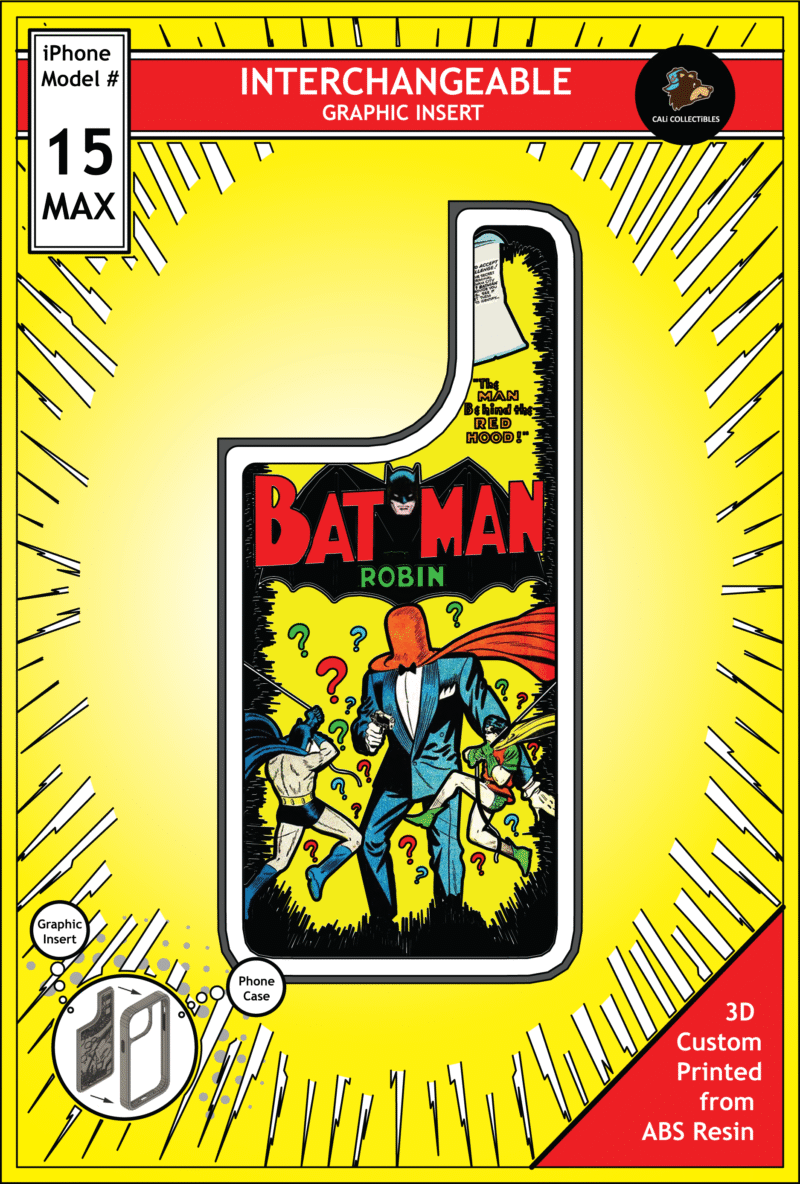 iPhone 15 Max Insert - Redhood vs Batman & Robin