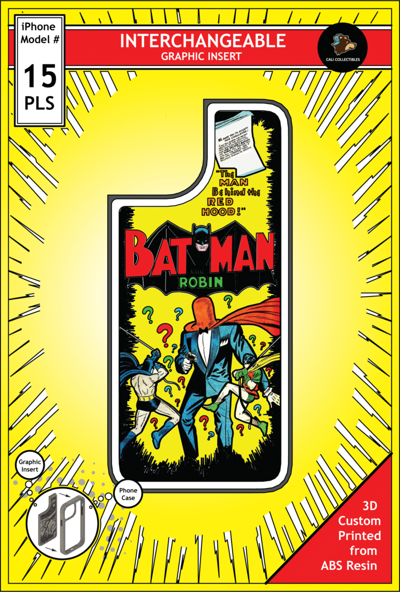 iPhone 15 Plus Insert - Redhood vs Batman & Robin