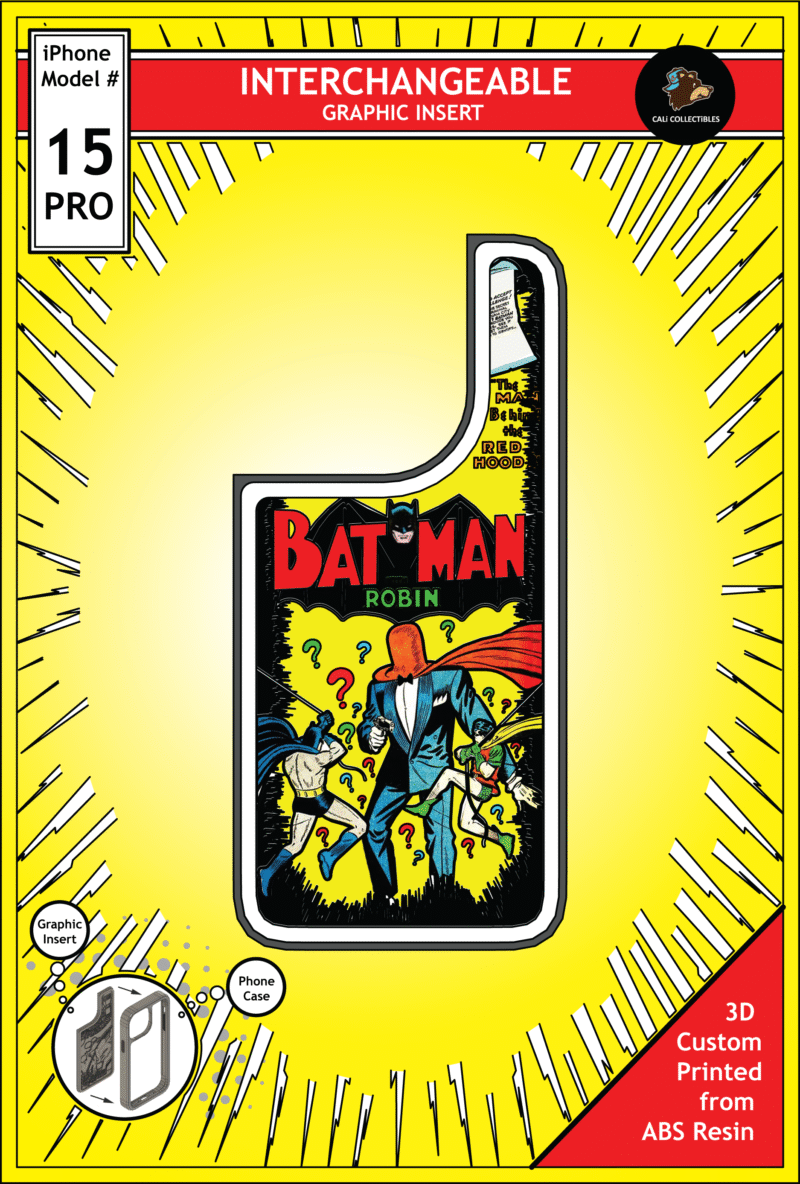 iPhone 15 Pro Insert - Redhood vs Batman & Robin