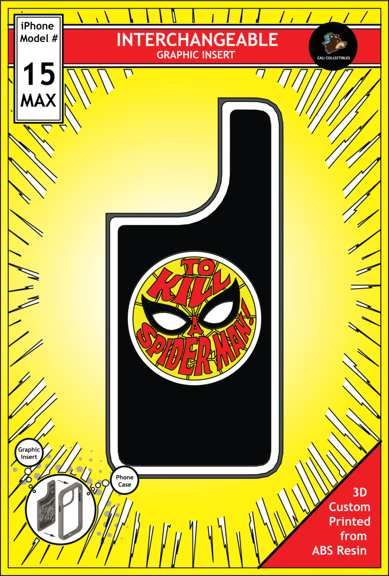 iPhone 15 Max Insert - To Kill a Spider Man