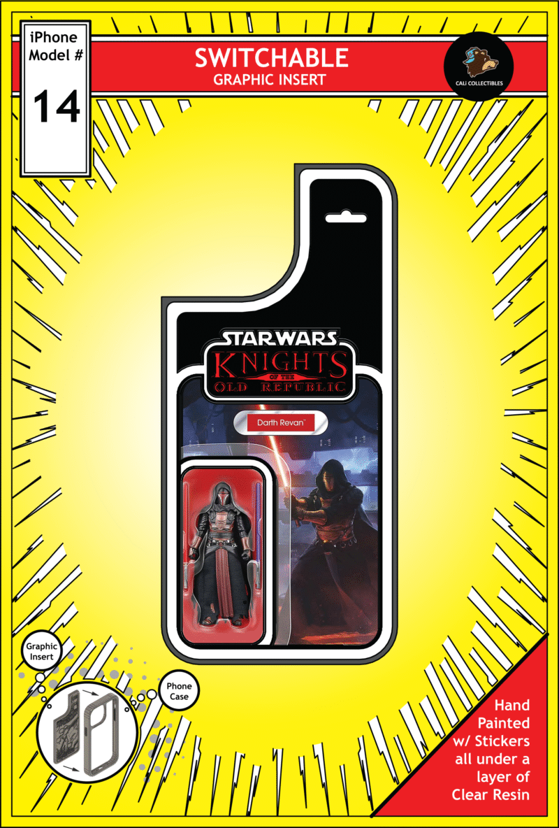 iPhone 14 Insert - Star Wars Toy on Cardback - Darth Raven