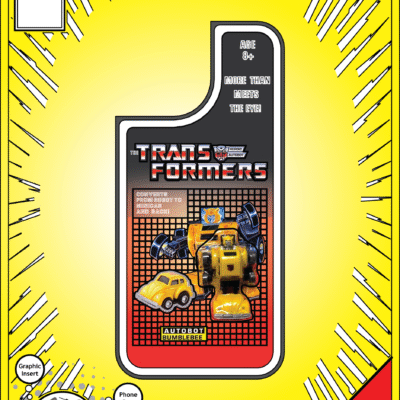 iPhone 14 Insert - Transformers Toy on Cardback - Bumblebee