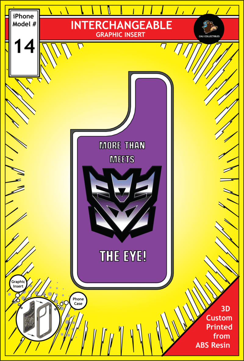 iPhone 14 Insert - Transformers Decepticons Logo