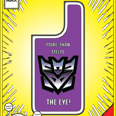 iPhone 14 Max Insert - Transformers Decepticons Logo