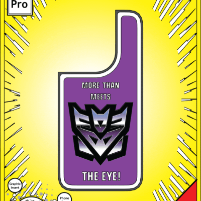 iPhone 14 Pro Insert - Transformers Decepticons Logo