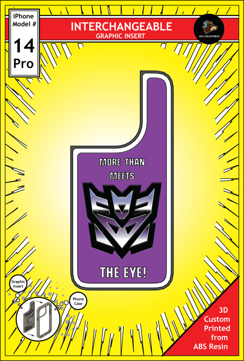 iPhone 14 Pro Insert - Transformers Decepticons Logo