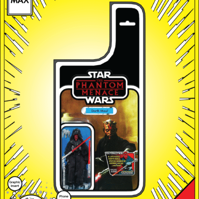 iPhone 14 Max Insert - Star Wars Toy on Cardback - Darth Maul