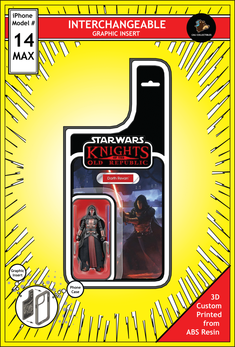iPhone 14 Max Insert - Star Wars Toy on Cardback - Darth Revan