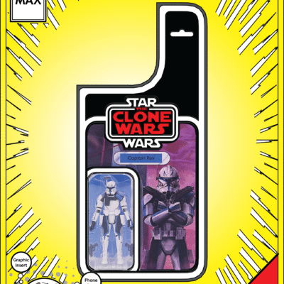 iPhone 14 Max Insert - Star Wars Toy on Cardback - Captain Rex