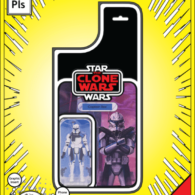 iPhone 14 Plus Insert - Star Wars Toy on Cardback - Captain Rex