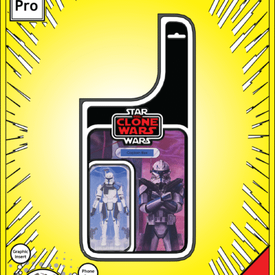 iPhone 14 Pro Insert - Star Wars Toy on Cardback - Captain Rex