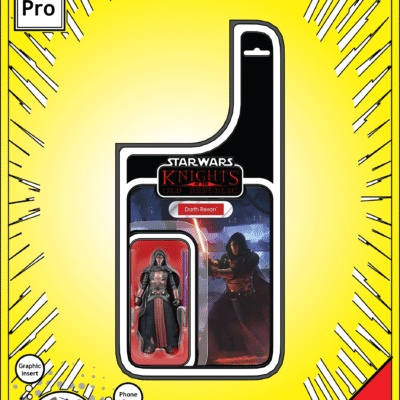 iPhone 14 Pro Insert - Star Wars Toy on Cardback - Darth Raven