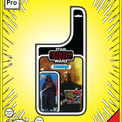 iPhone 14 Pro Insert - Star Wars Toy on Cardback - Darth Maul