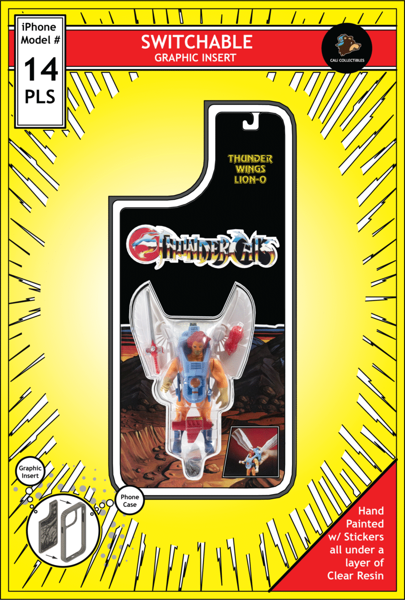 iPhone 14 Plus Insert - Thundercats Toy on Cardback - Thunder Wings Lion O