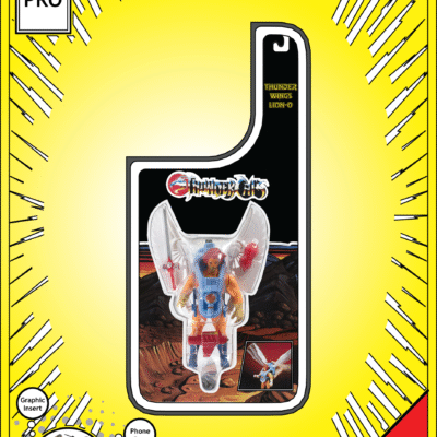 iPhone 14 Pro Insert - Thundercats Toy on Cardback - Thunder Wings Lion O