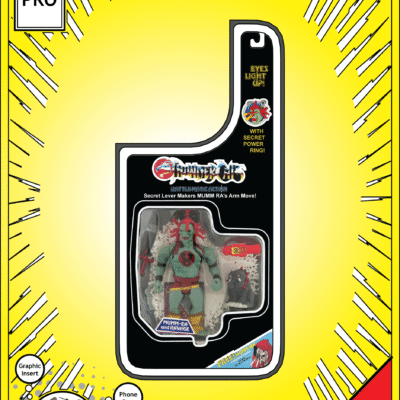 iPhone 14 Pro Insert - Thundercats Toy on Cardback - Mumm Ra