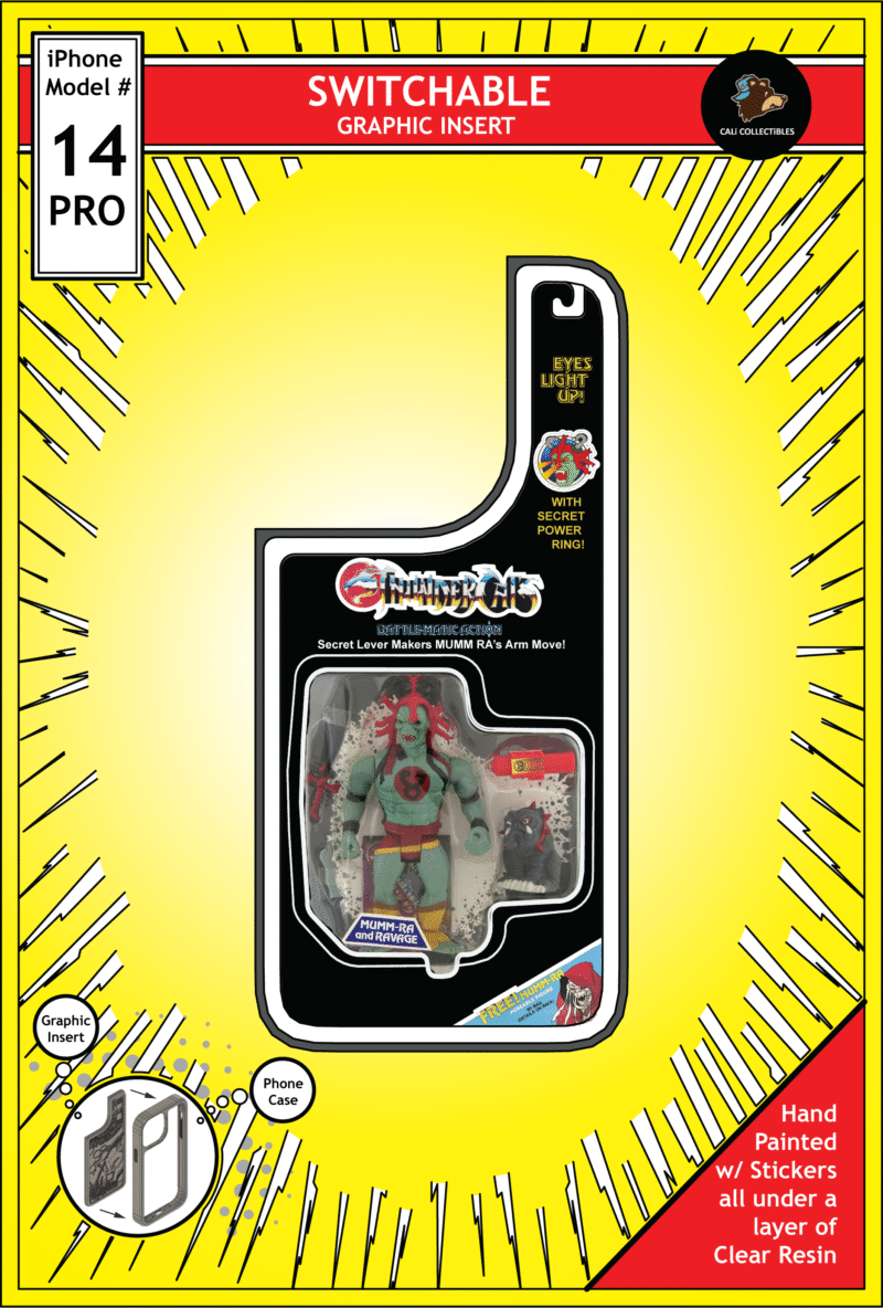 iPhone 14 Pro Insert - Thundercats Toy on Cardback - Mumm Ra