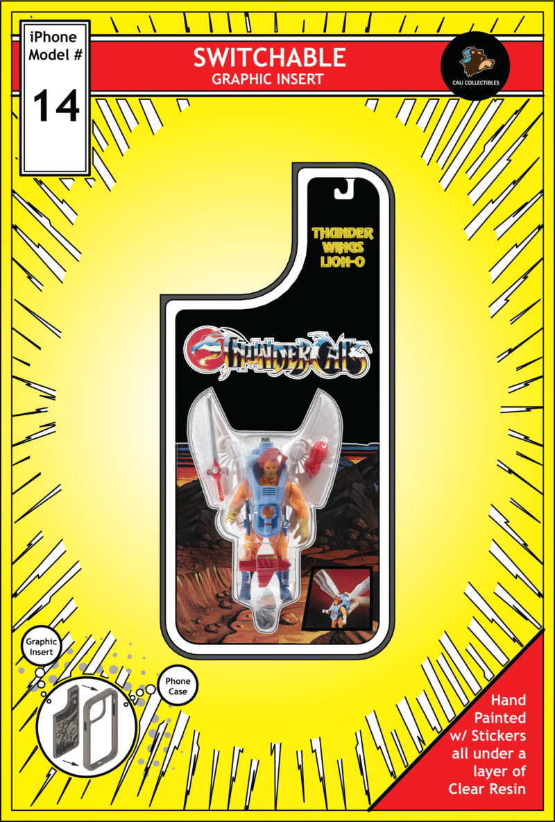 iPhone 14 Insert - Thundercats Toy on Cardback - Thunder Wings Lion O