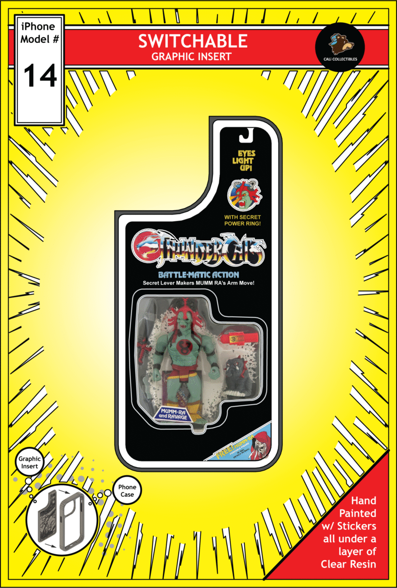 iPhone 14 Insert - Thundercats Toy on Cardback - Mumm Ra