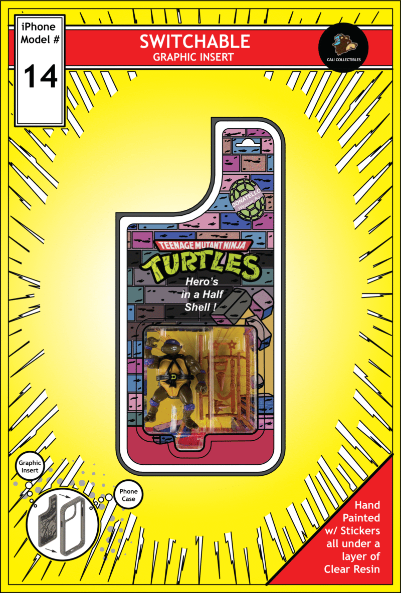 iPhone 14 Insert - TMNT Toy on Cardback - Donatello