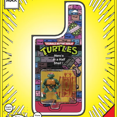 iPhone 14 Max Insert - TMNT Toy of Cardback - Michelangelo