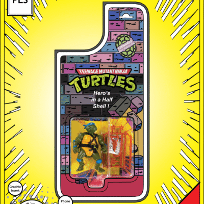 iPhone 14 Plus Insert - TMNT Toy on Cardback - Leonardo
